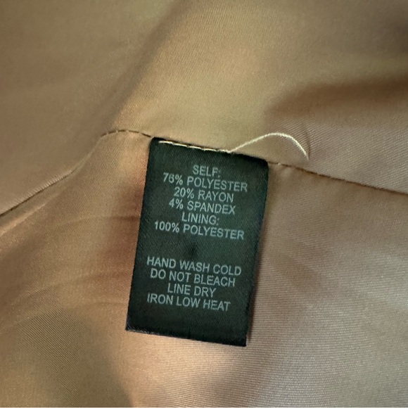 Lulu’s Captain's Blog Tan Double-Breasted Coat - Picture 9 of 9